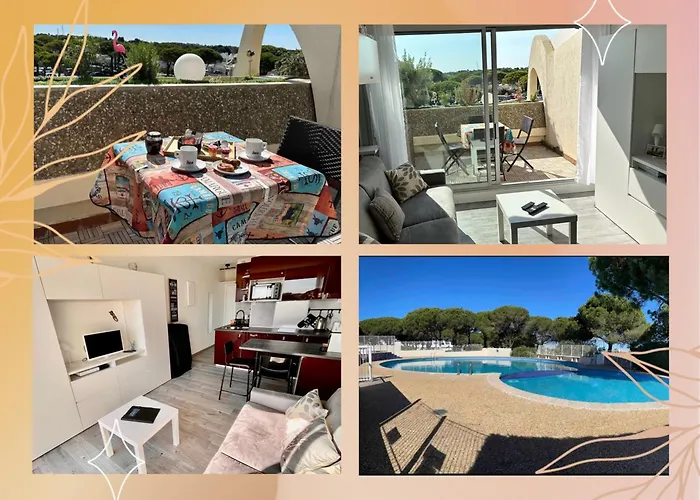 Superbe Studio, Terrasse, Piscine, Parking